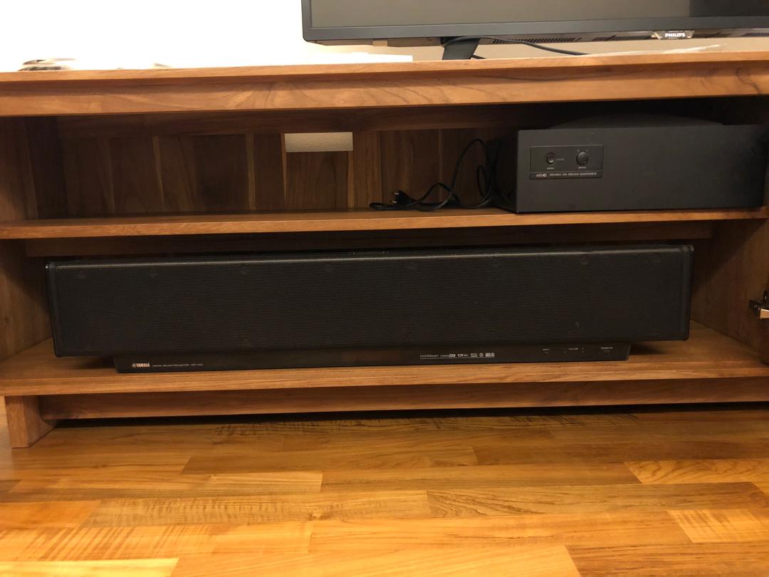 Yamaha soundbar YSP-1100 with subwoofer YST-FSW100, Audio, Soundbars ...