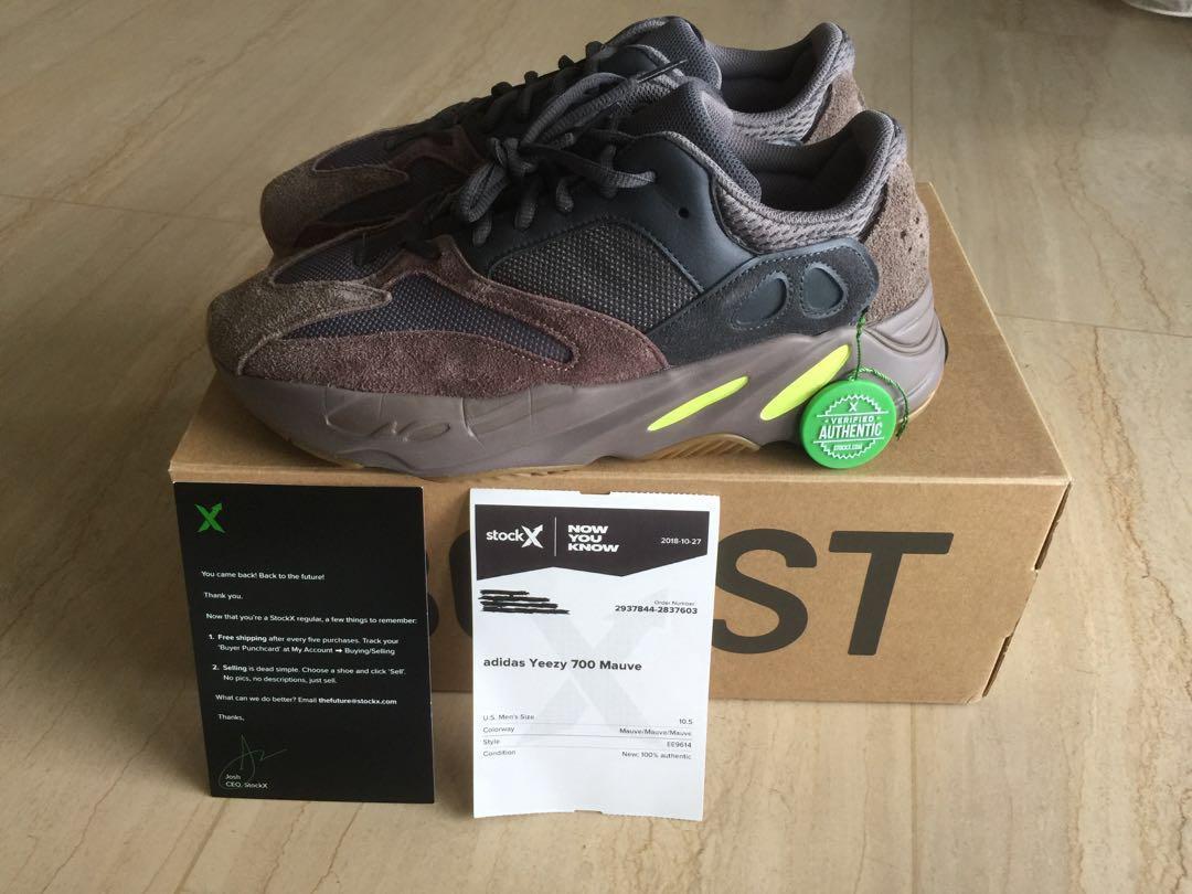 stockx yeezy 700 mauve