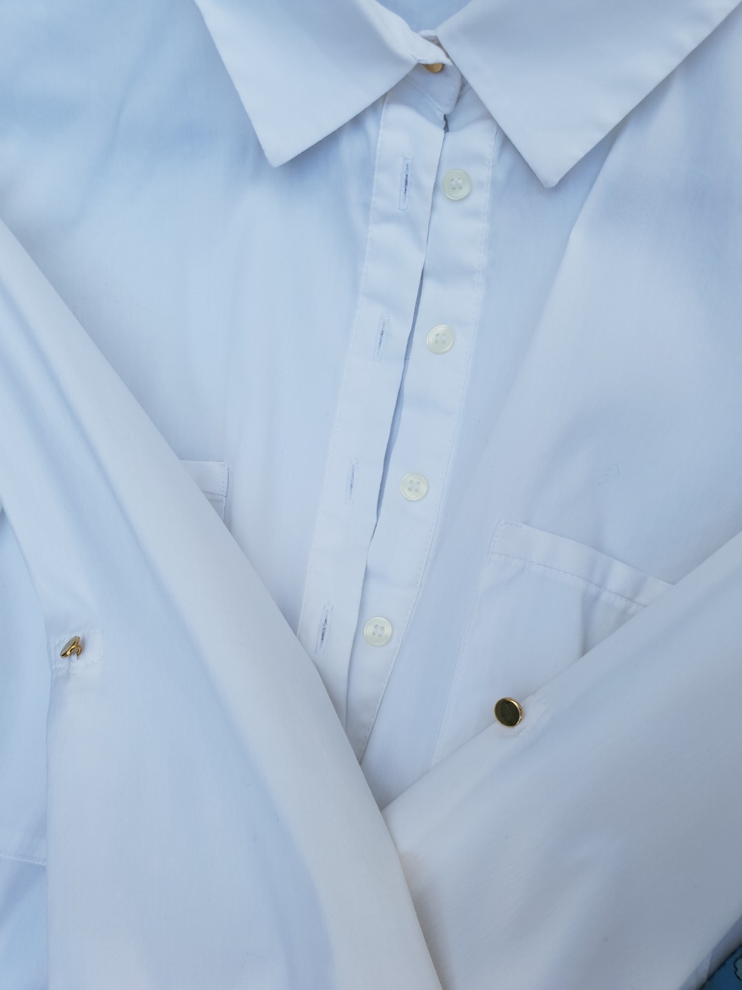 zara plain white shirt