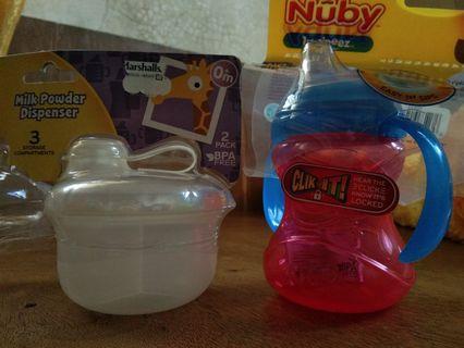 Take All - Nuby Milk Powder Dispenser and Grip 'n Sip Bottle