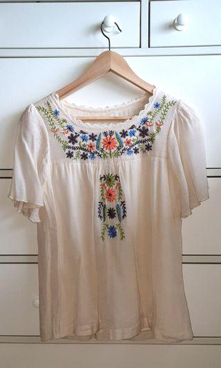 Embroidered Top