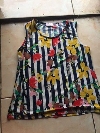sole & mio top / stripe top / atasan