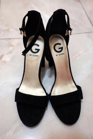 Guess Ankle Suede Leather Block Heels
