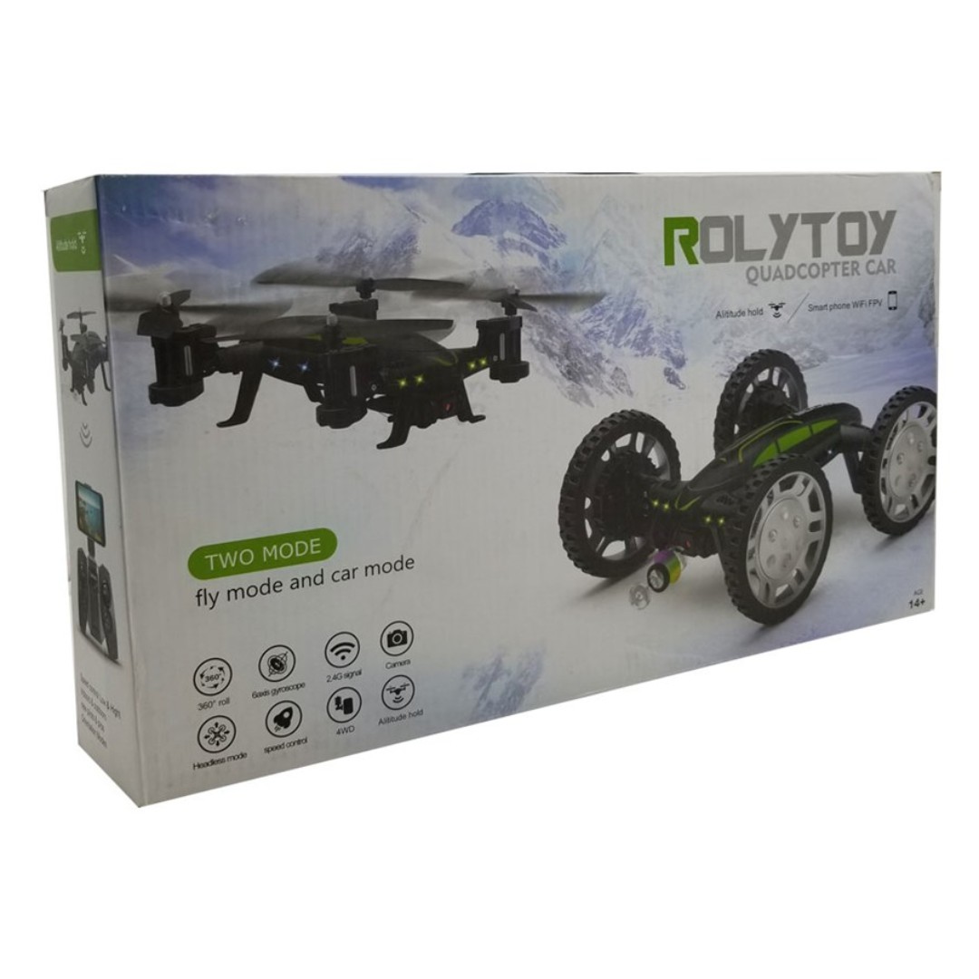 rolytoy quadcopter car