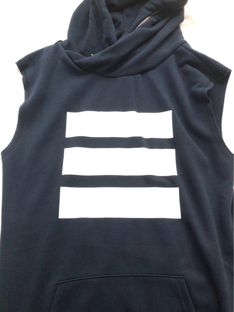 adidas sleeveless hoodie women's