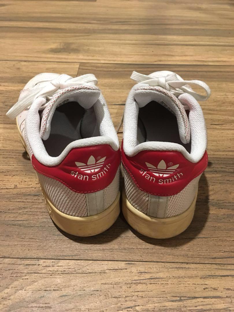 Adidas stan sale smith weave red