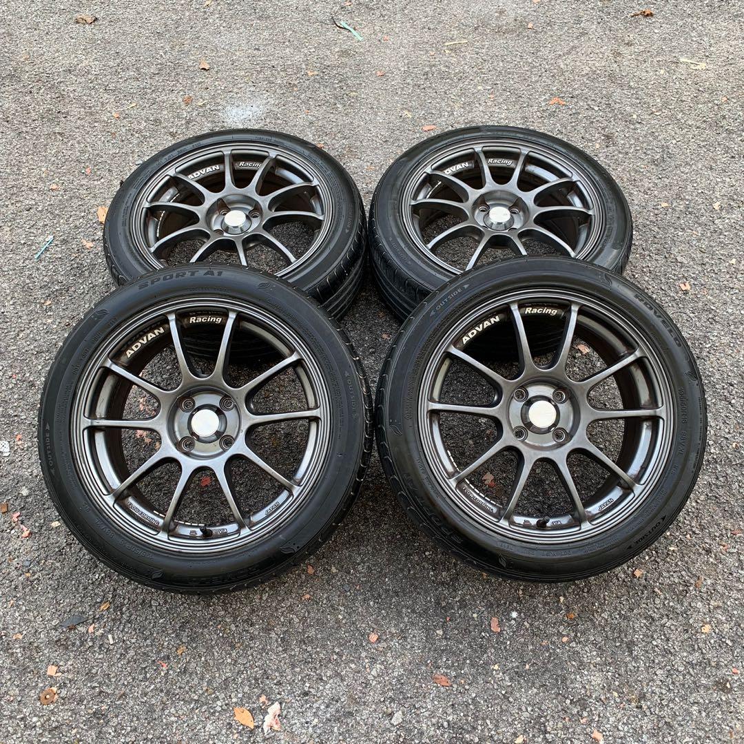 advan racing rzd 16 inch sports rim honda jazz tyre 70, Auto
