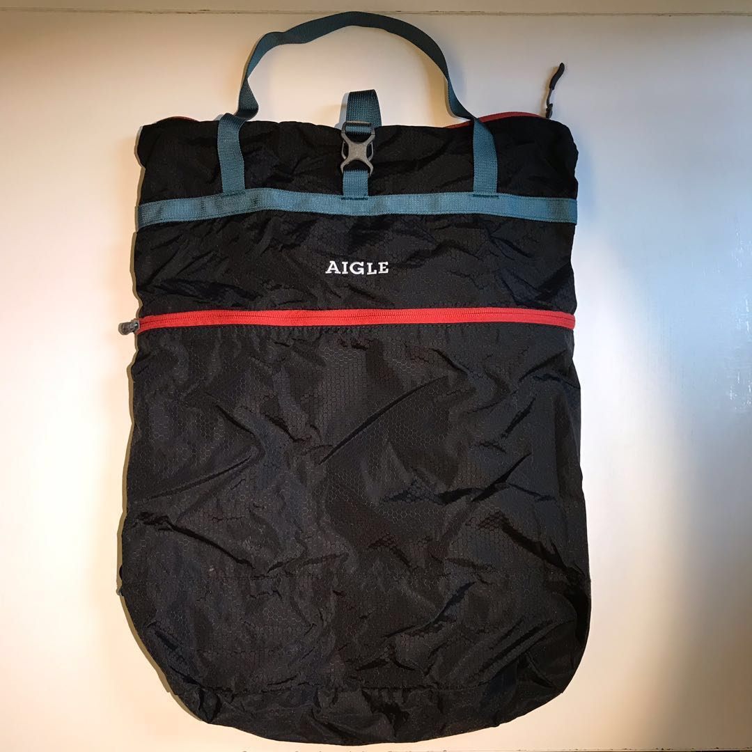 Aigle 2way packable tote backpack 18L, 名牌, 手袋及銀包 Carousell
