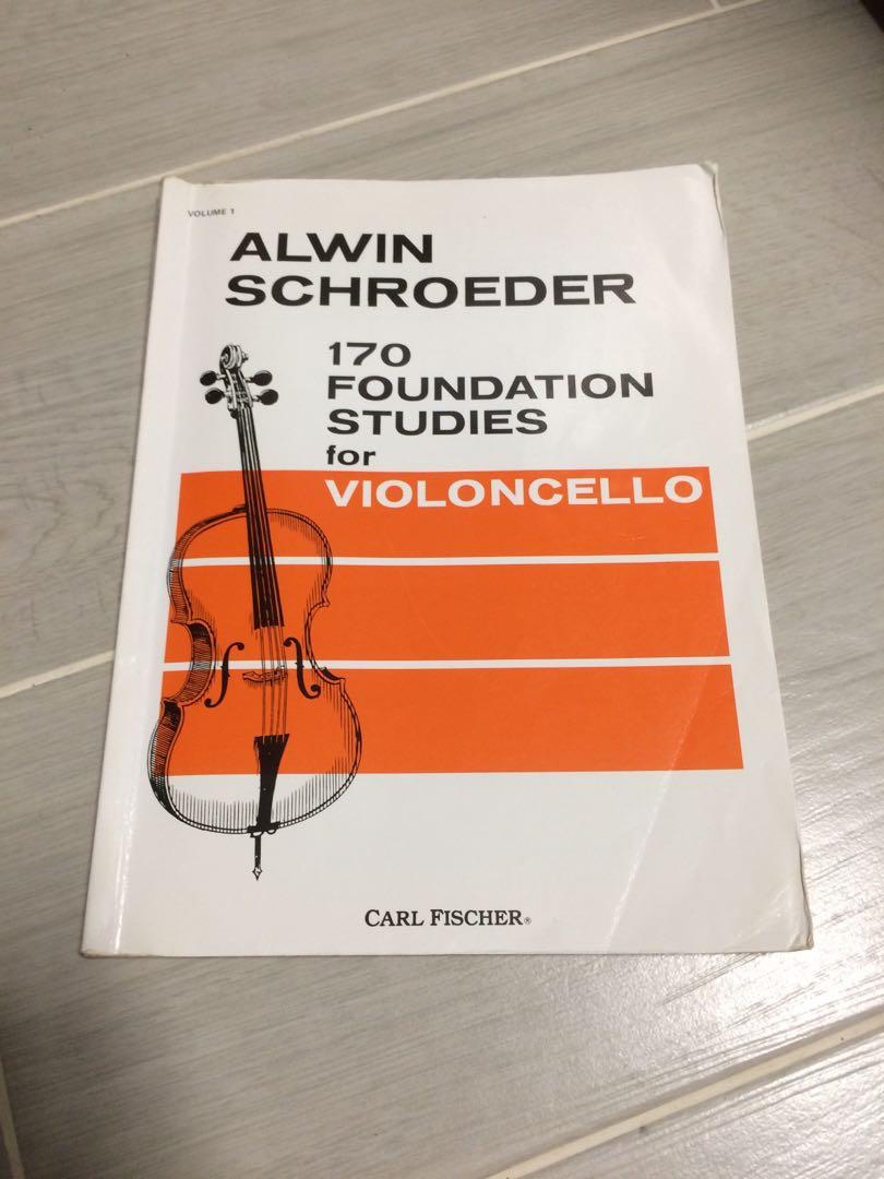 Alwin Schroeder 170 Foundation Studies For Violoncello Books