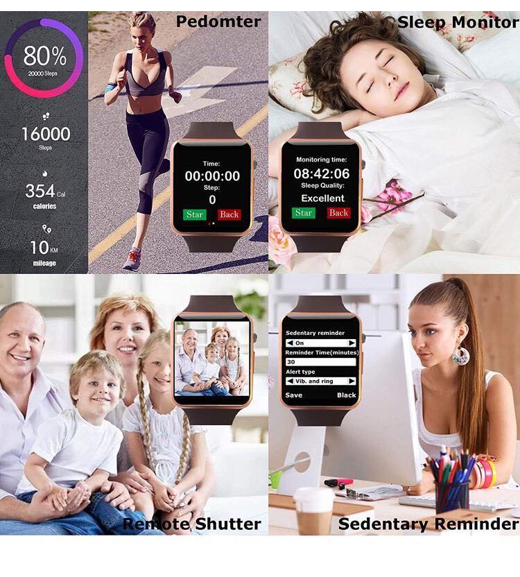 Amazqi Bluetooth Smart Watch Mobile Phones Gadgets Wearables Smart Watches on Carousell