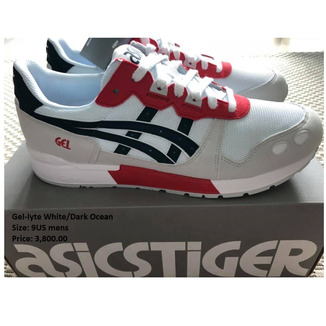 asics tiger gel lyte white dark ocean