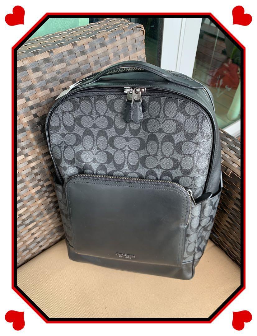 Coach computer backpack clearance