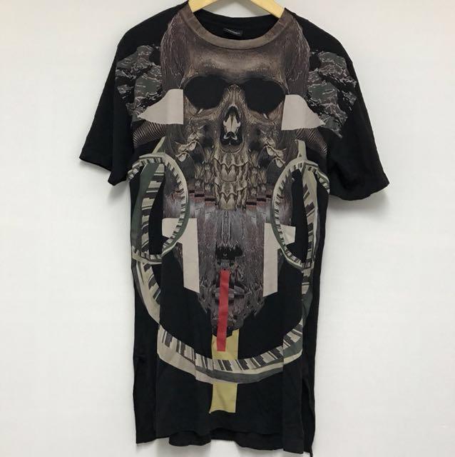 Authentic Marcelo Burlon Long Skull Tee Size XS