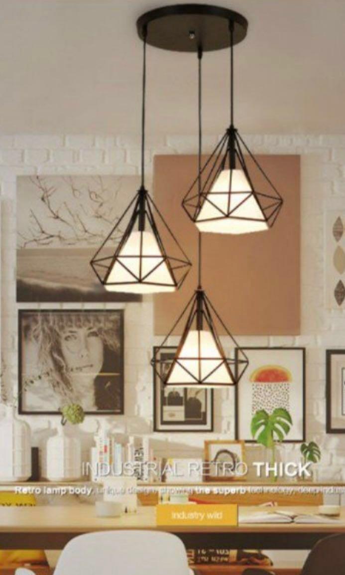 Bn Pendant Hanging Light With Circular Ceiling Plate