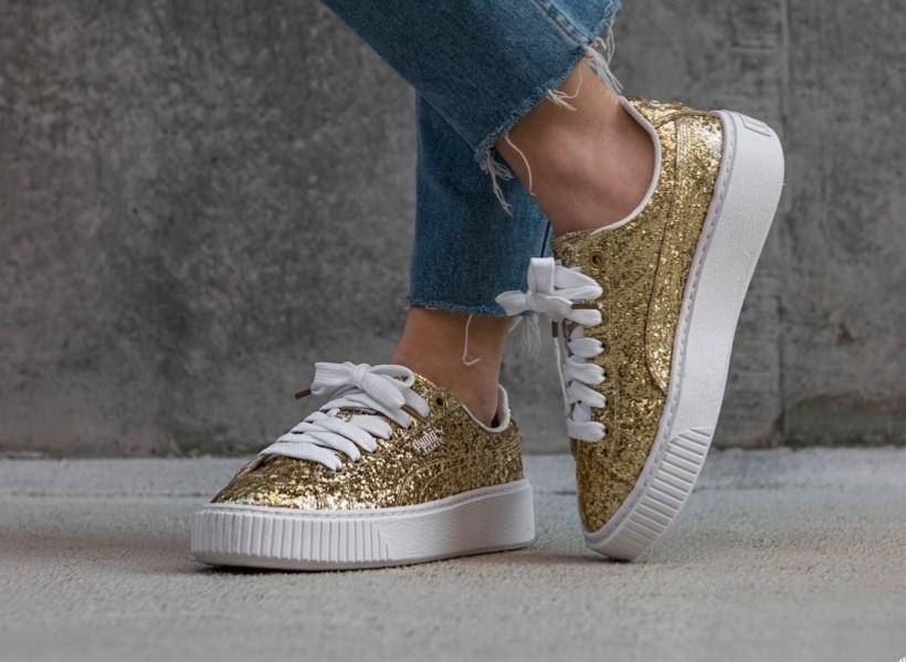 Puma platform clearance glitter