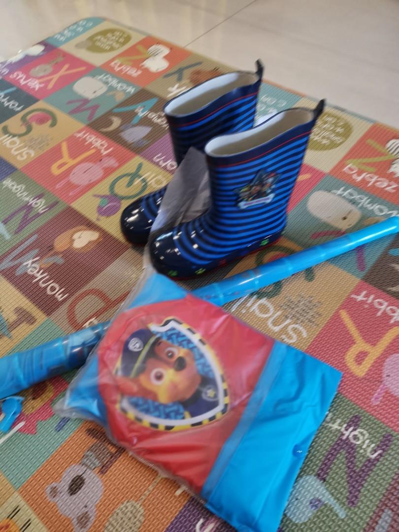 Paw patrol raincoat and boots hot sale