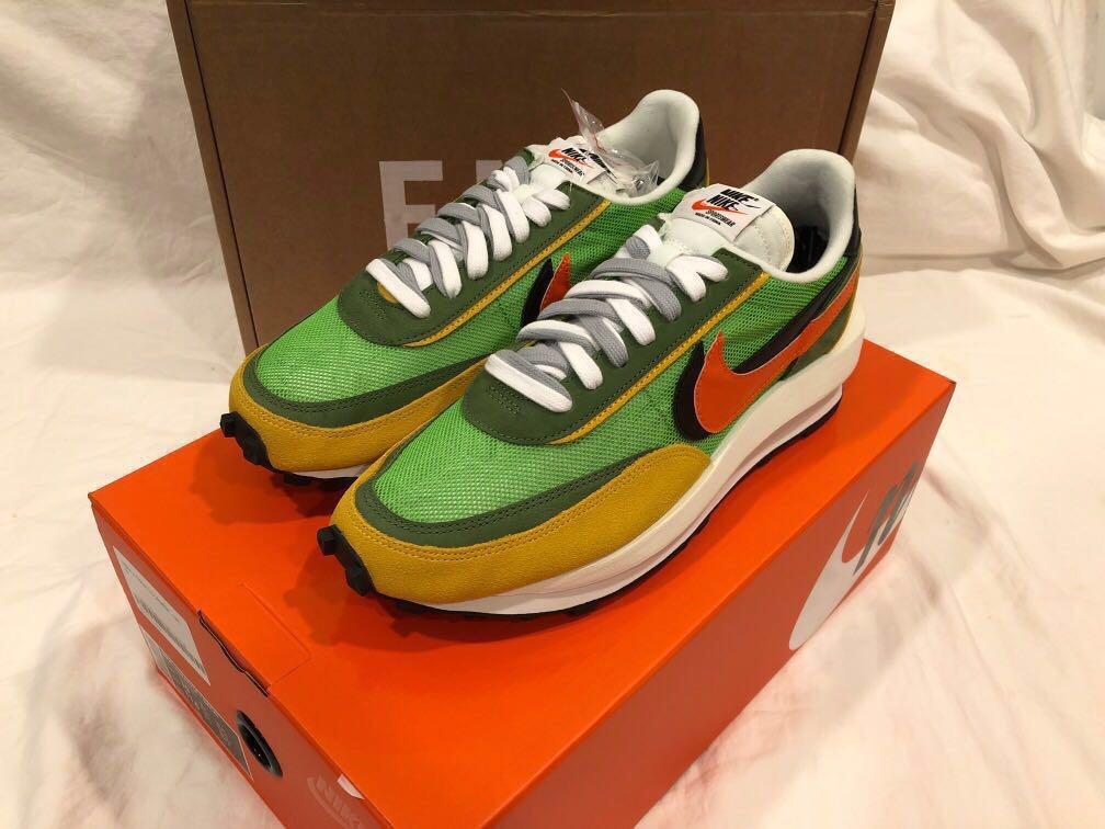 Cheapest Nike x sacai LDV waffles multi green size us10 Men s Fashion Footwear Sneakers on Carousell