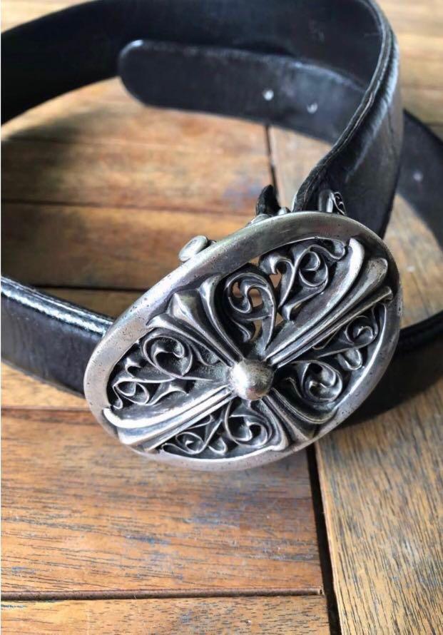 Chrome Hearts belt buckle Floral Cross