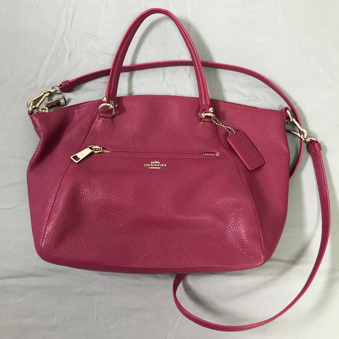 COACH Cross-Body Bag Fuchsia, Women's Fashion, Bags & Wallets, Cross-body  Bags on Carousell