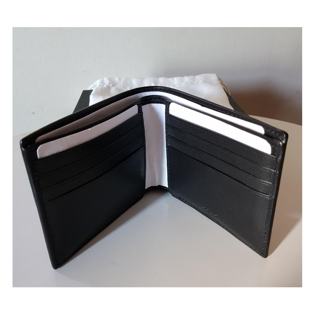 COMPACT ID WALLET IN SIGNATURE CANVAS, Men's Fashion, Watches