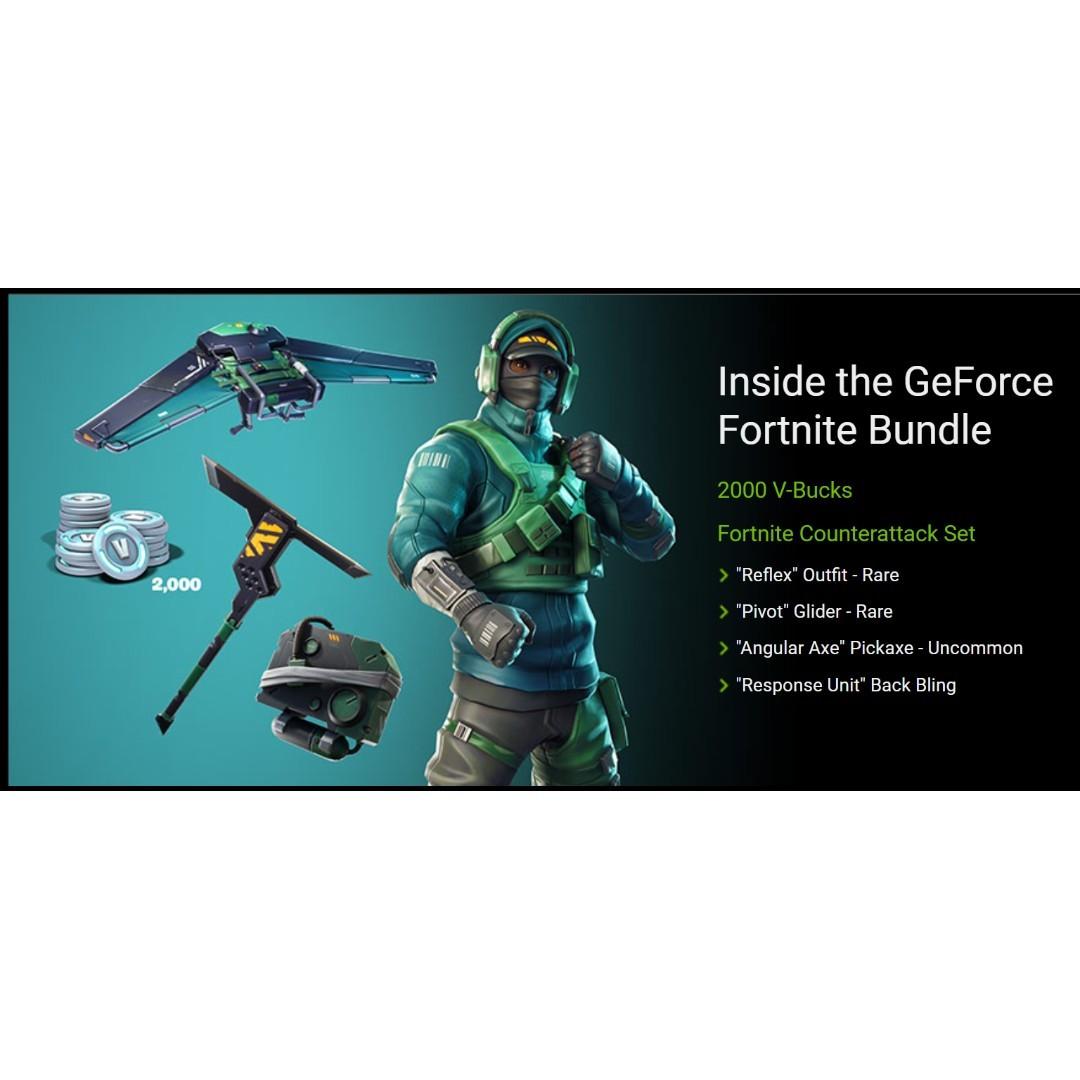 Fortnite Counter Attack Bundle w 2000 V Bucks