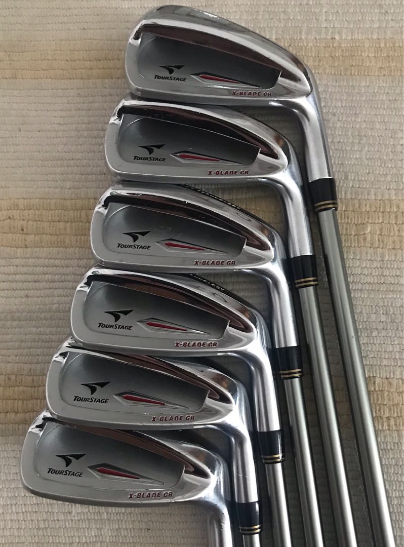 Golf Bridgestone TourStage X Blade GR Iron Set, Sports Equipment