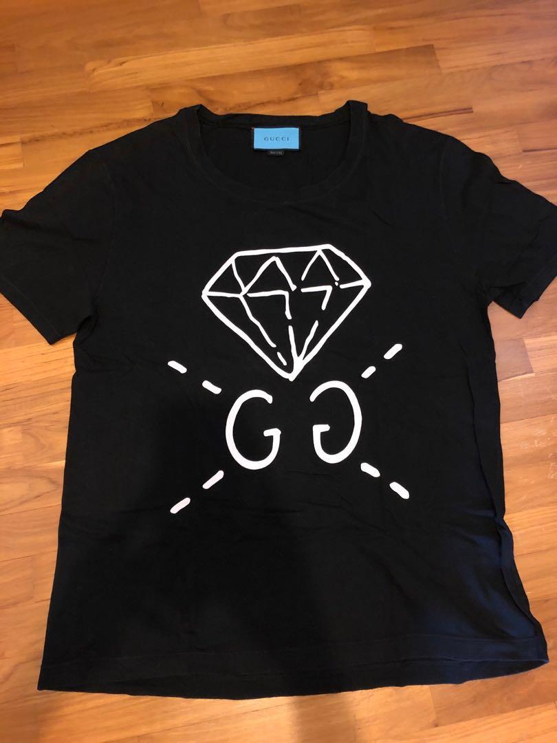Gucci black diamond t shirt, Women's 