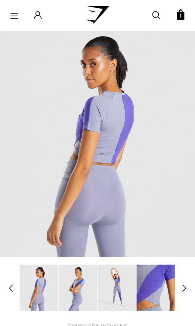 Gymshark asymmetric crop top deals