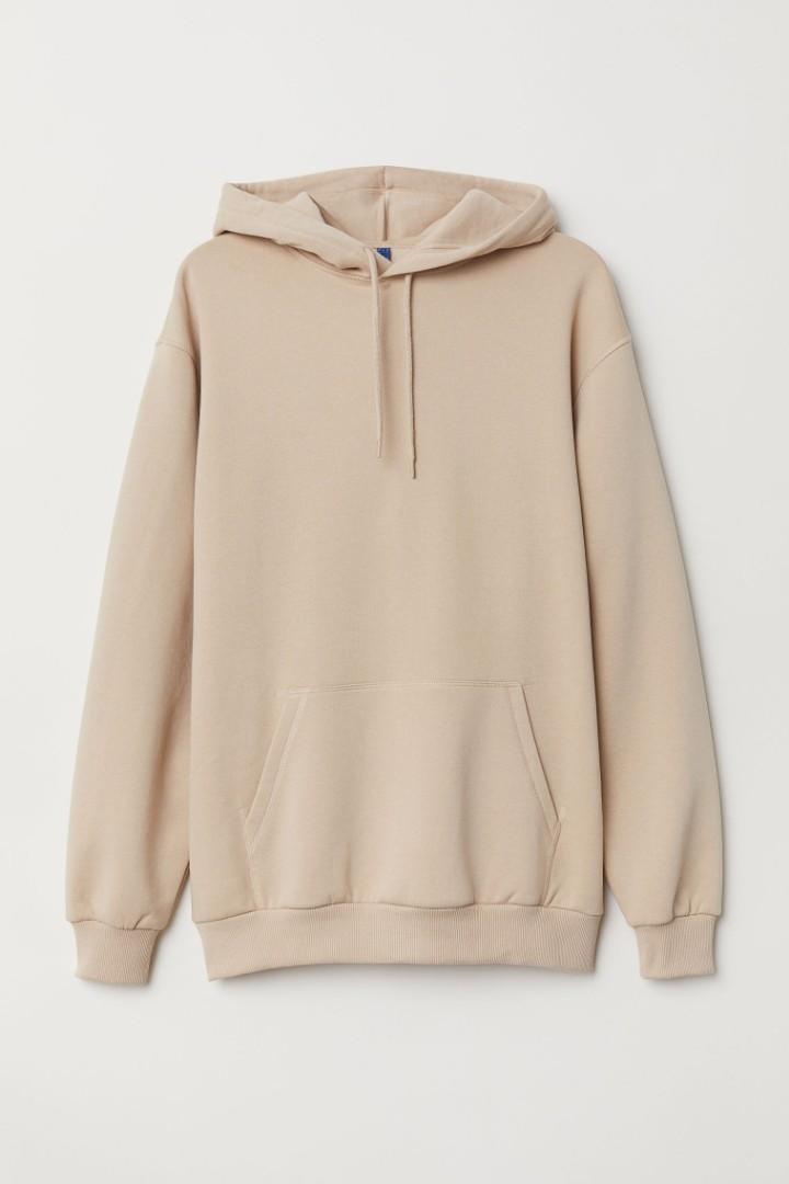 brown hoodie h&m