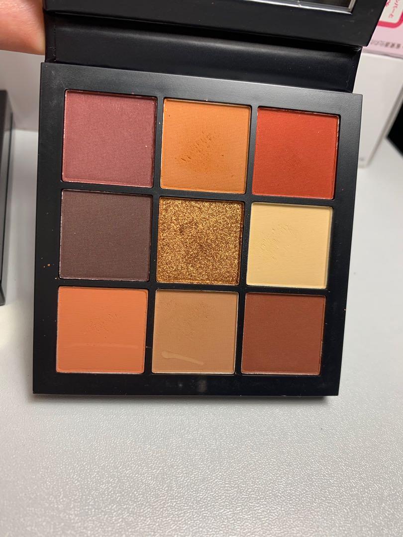 huda beauty warm brown obsessions eyeshadow palette, 美容＆化妝品, 健康及美容 皮膚