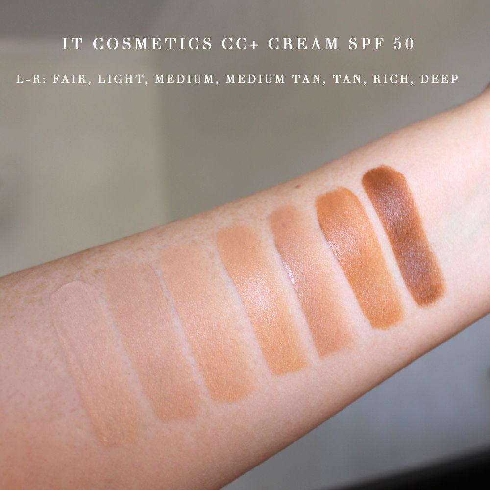 it cosmetics fair light swatch