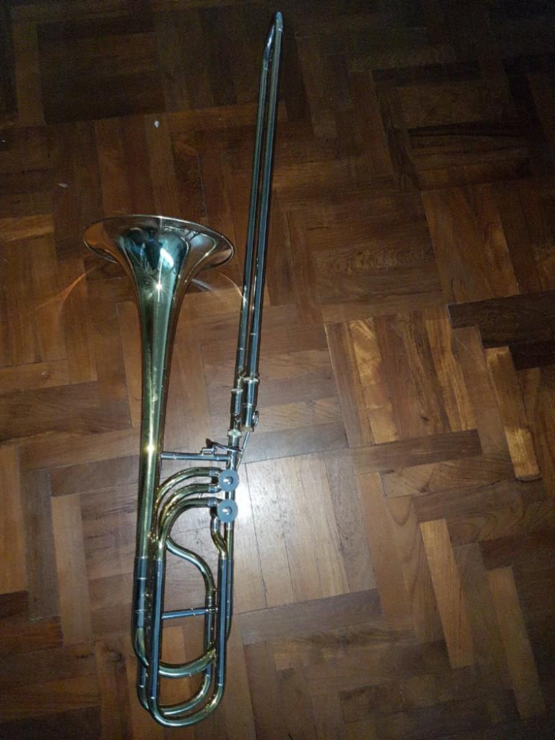 Jinbao Double Rotor Bass Trombone, Hobbies & Toys, Music & Media