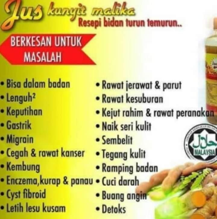 Jus Malika Health Nutrition Health Supplements Health Food Drinks Tonics On Carousell