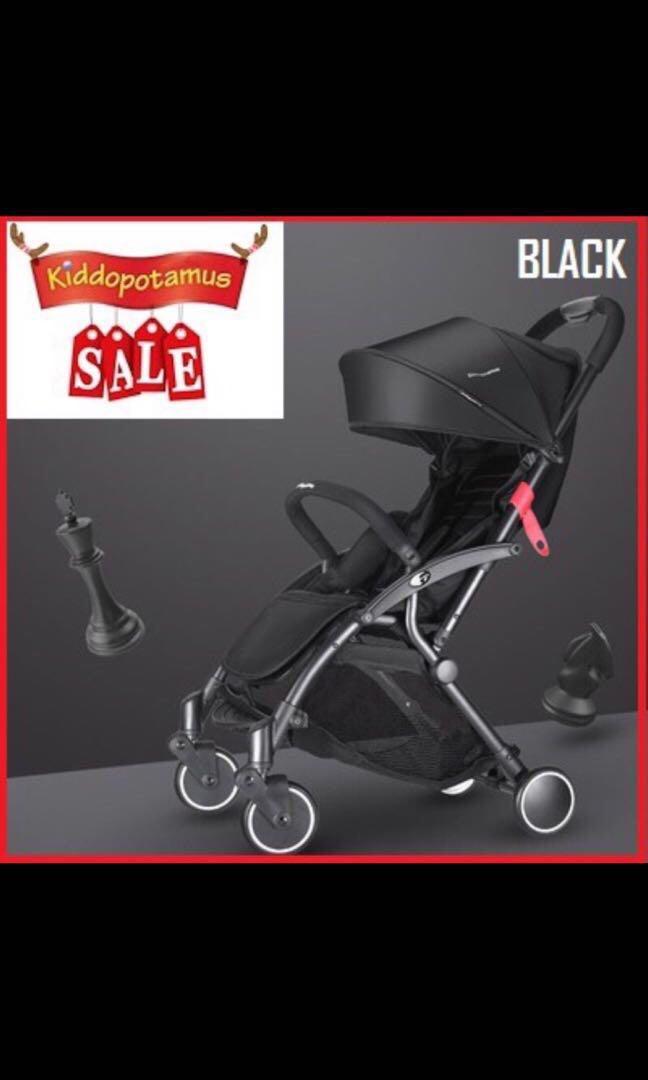 Kiddopotamus stroller Ultra Lightweight one hand fold stroller BLACK SOLD PINK available Babies Kids Going Out Strollers on Carousell