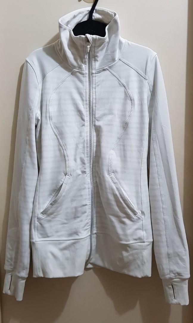 lululemon white zip up