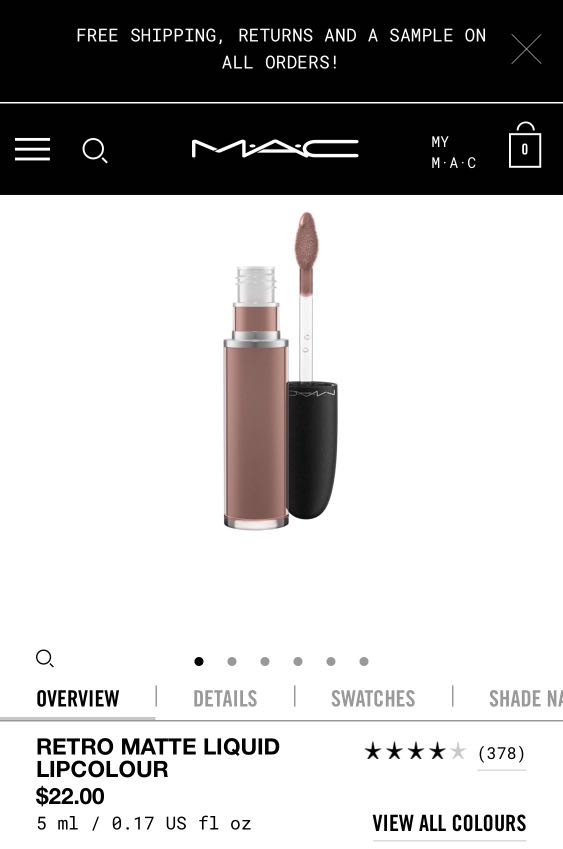 cafe au chic mac lipstick