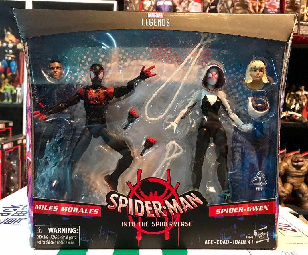 marvel legends into the spider verse 2 pack