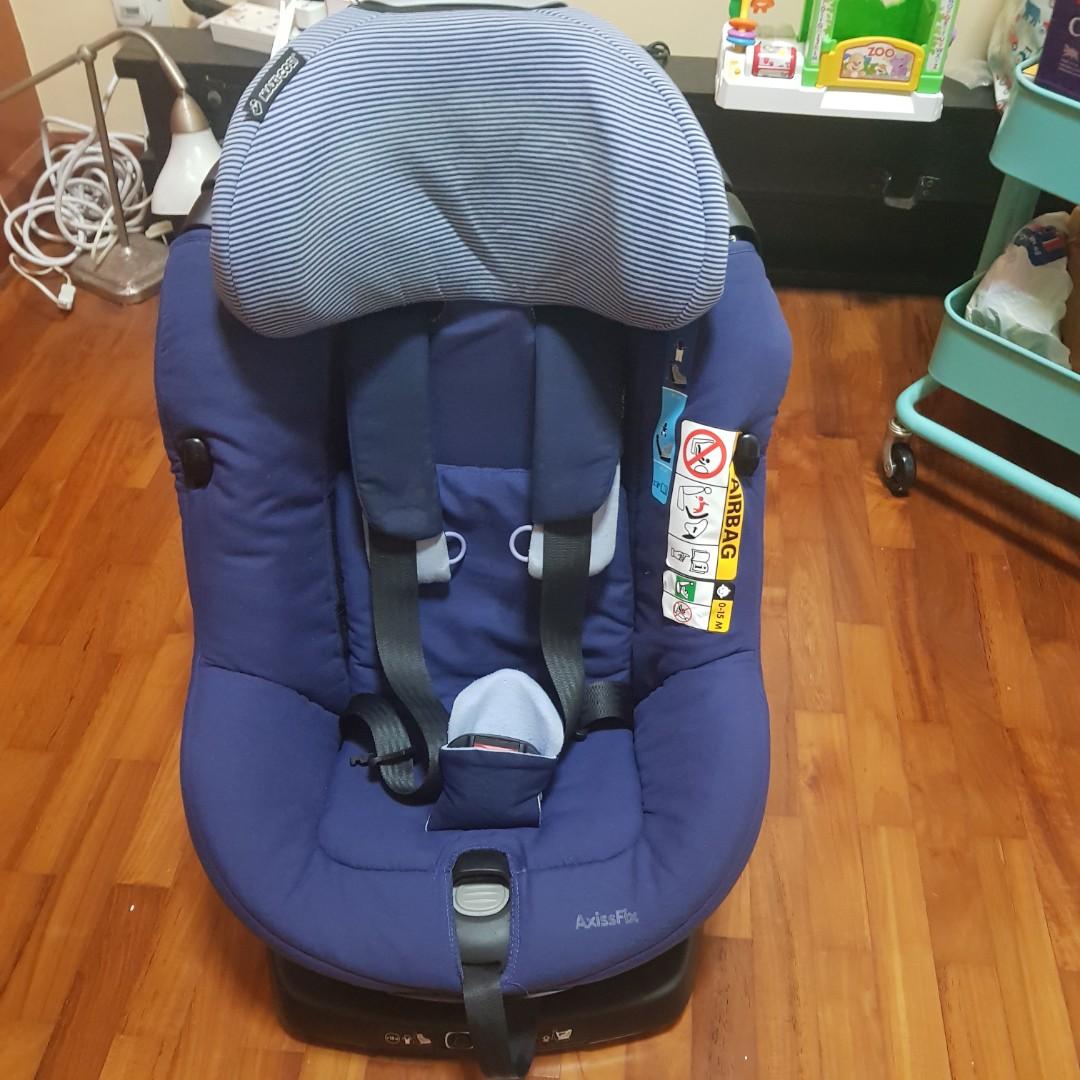 Maxicosi AxissFix Blue Baby seat Babies Kids Going Out Car Seats on Carousell