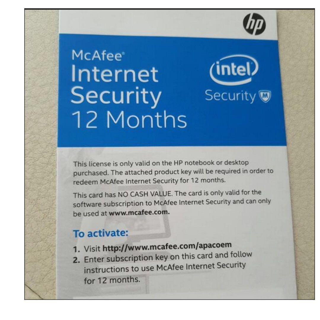 Mcafee internet deals security 2020