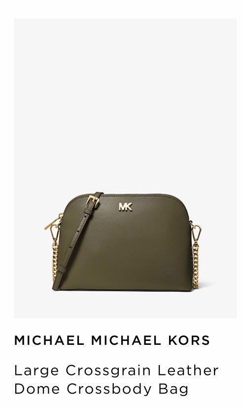 Michael michael kors online crossgrain leather dome crossbody