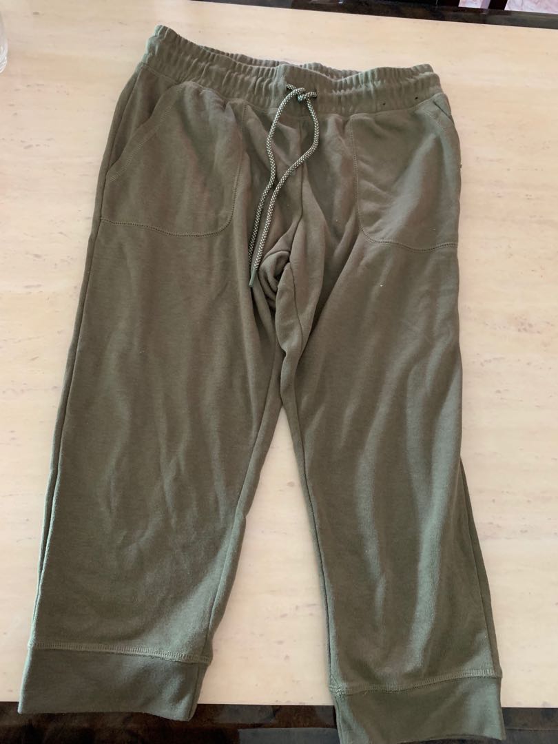 navy green sweatpants