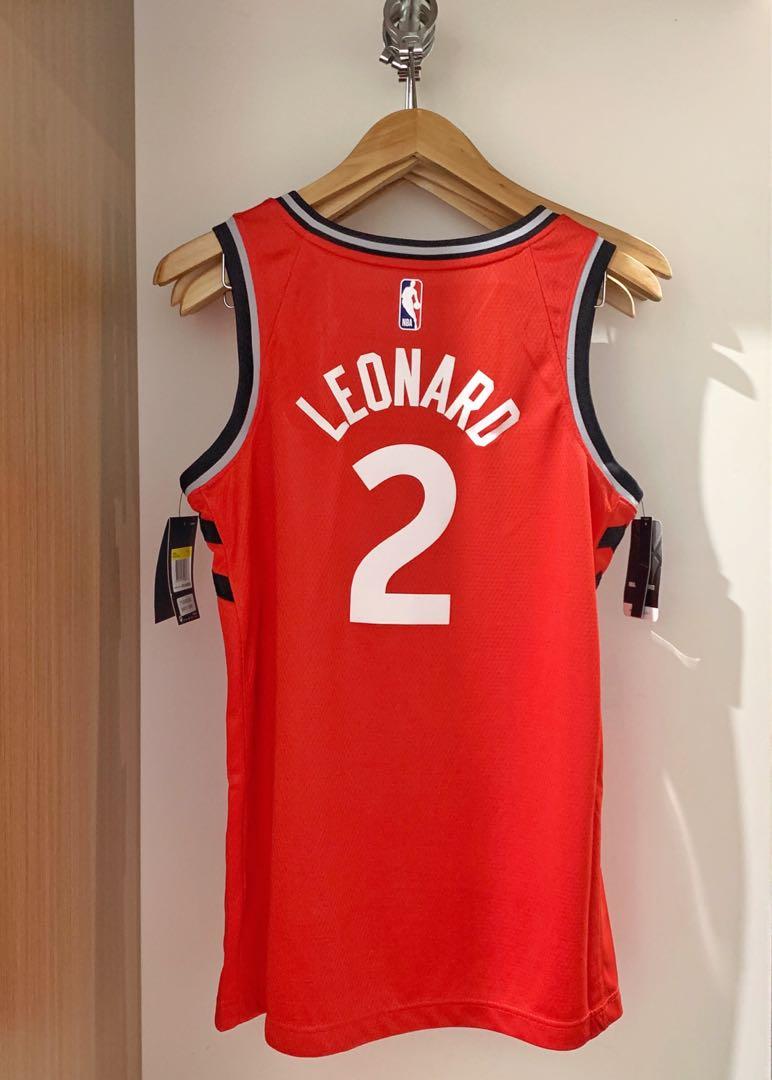 Kawhi leonard sales raptors jersey nike