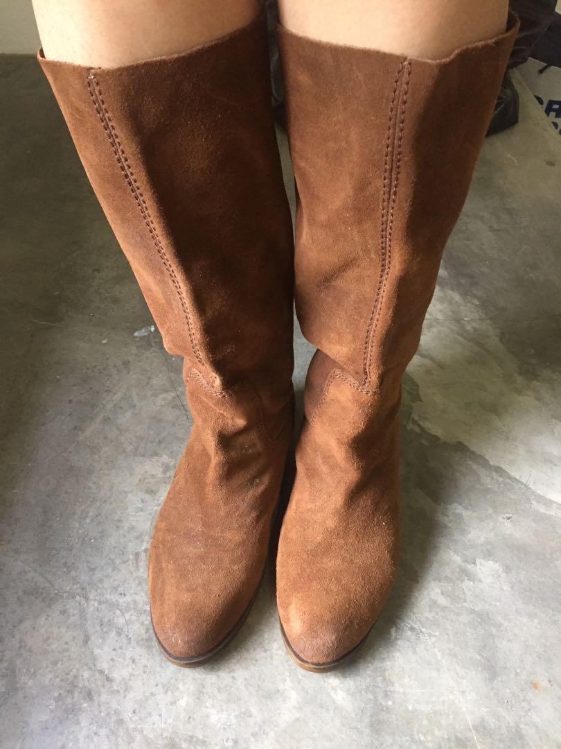 nine west vintage america collection suede boots