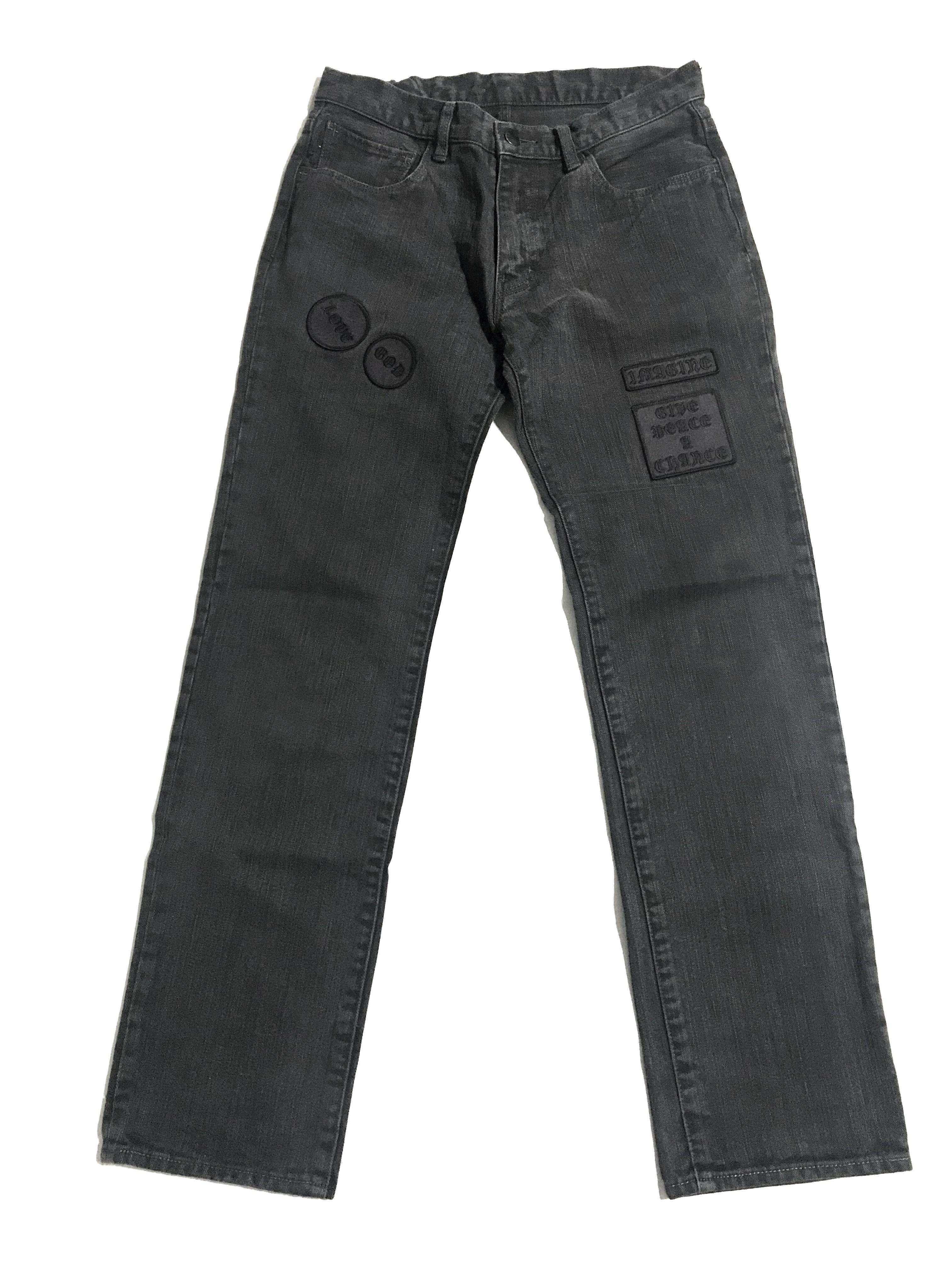 ウエスト78cm04aw number (n)ine Patchwork Black Jeans - パンツ