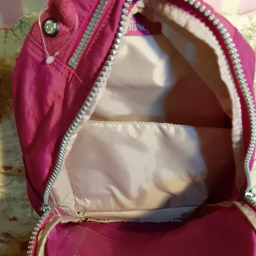 Original KIPLING Pink Backpack, Women's Fashion, Bags & Wallets
