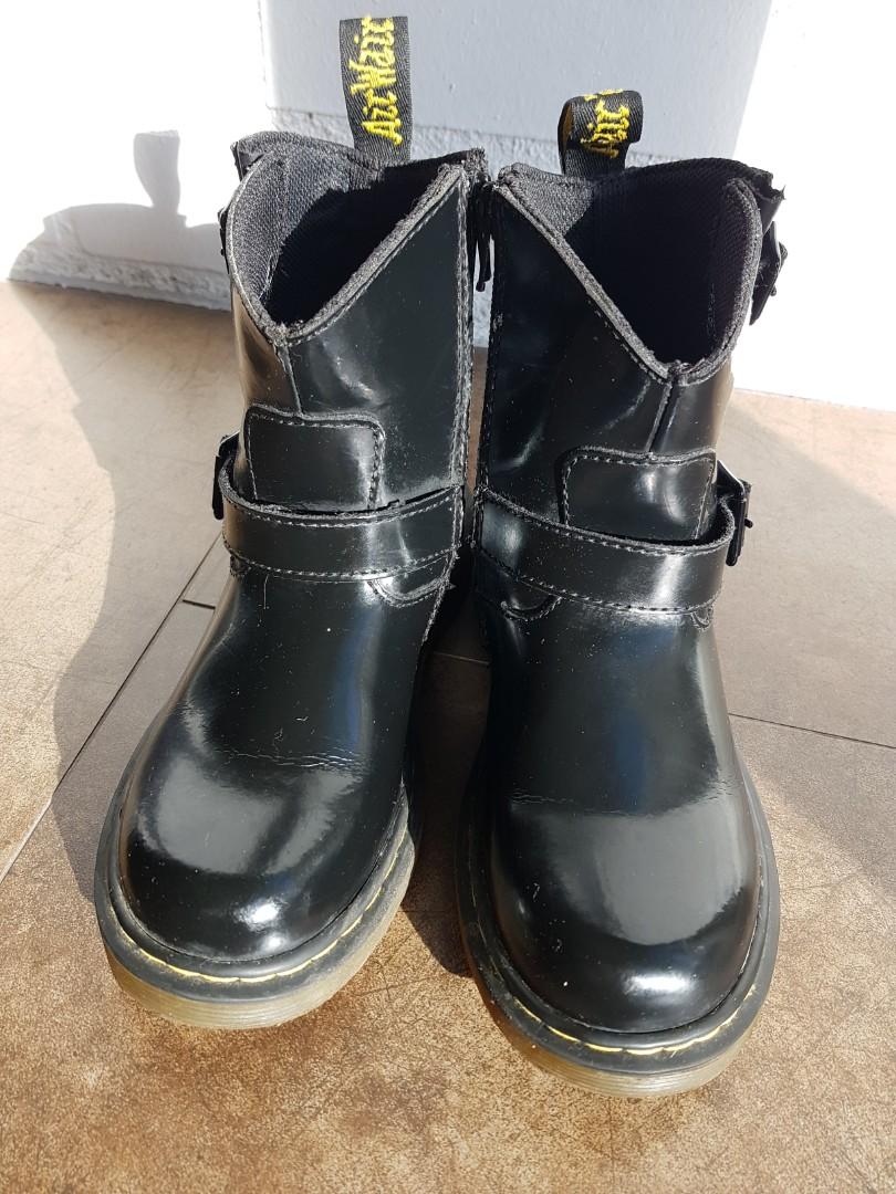 patent leather boots for girls