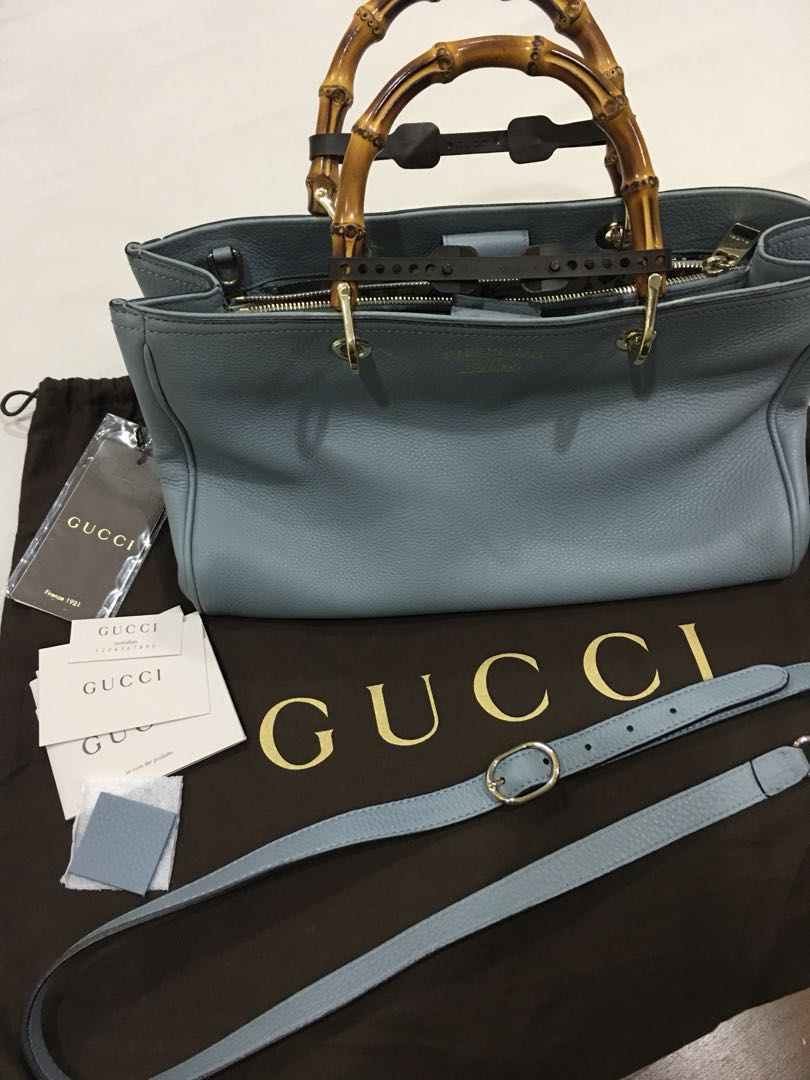 gucci bamboo tote bag