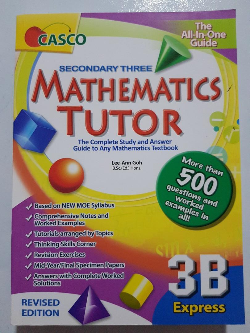 Revised Edition Casco Mathematics Tutor 3b Maths Assessment Book