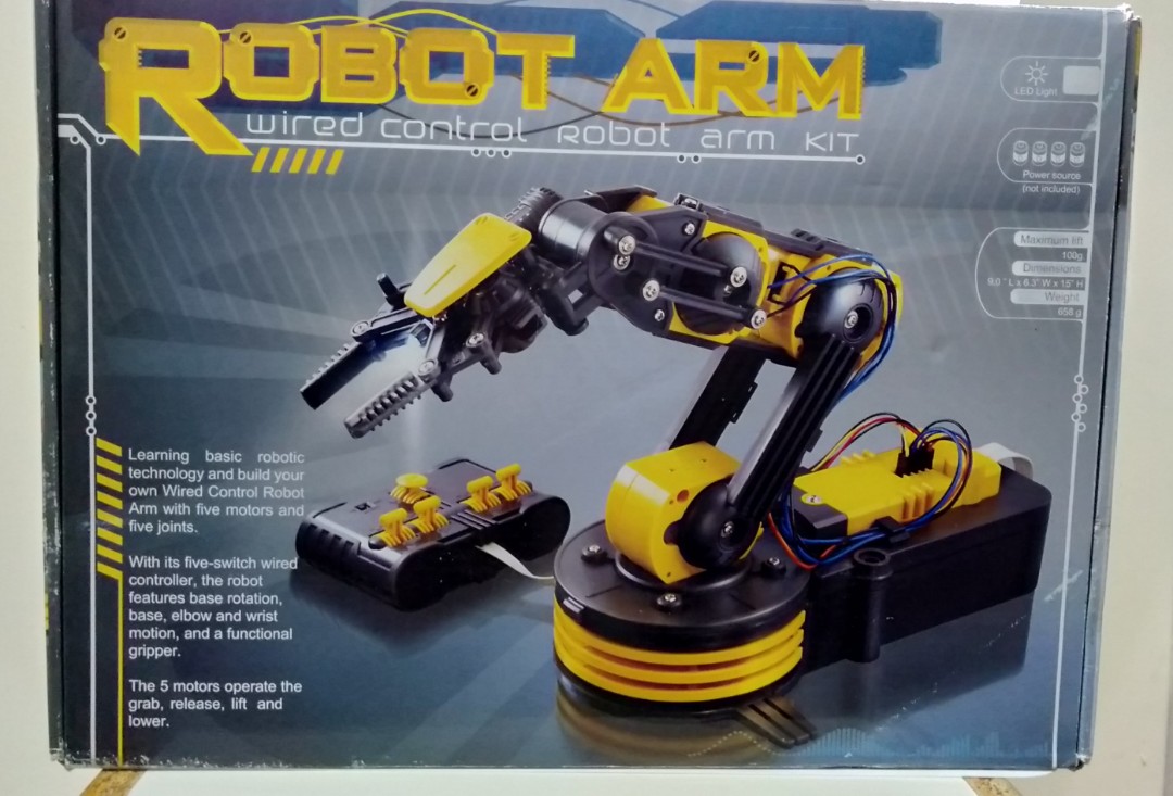 robot arm wired control robot arm kit