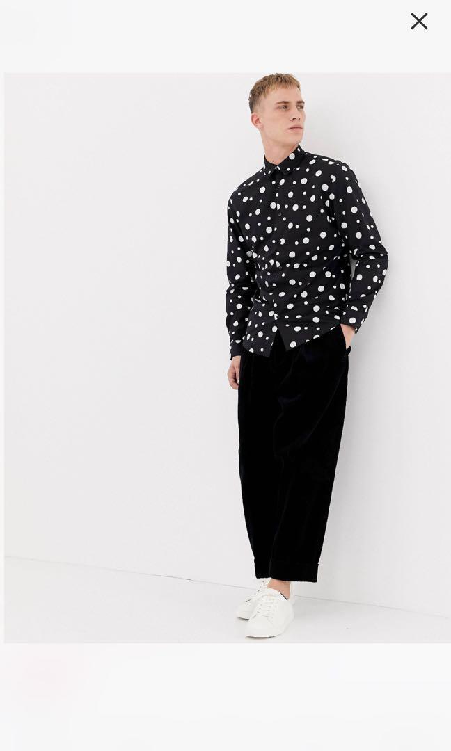 Selected Homme - Polka dot shirt (Slim 